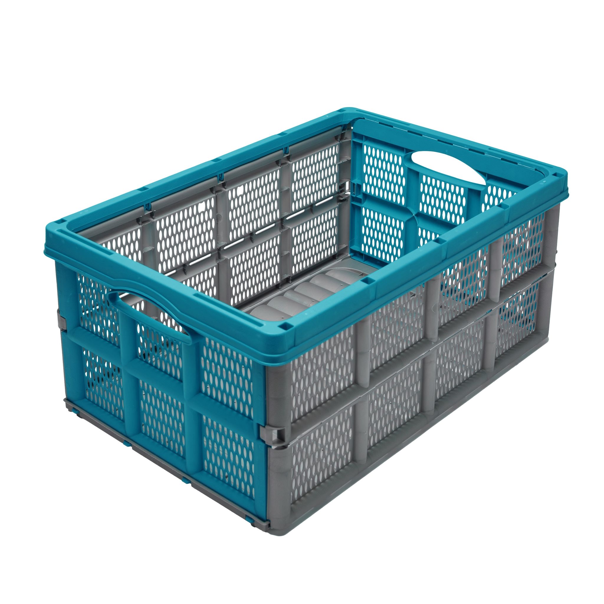 Garronda Faltbare Klappbox 51 X 34, 5 X 22, 5 Cm Aus Kunststoff Hdpe Klappbare Aufbewahrungsbox Für Transport Lagerung Und Ernte Im Auto Garten Und