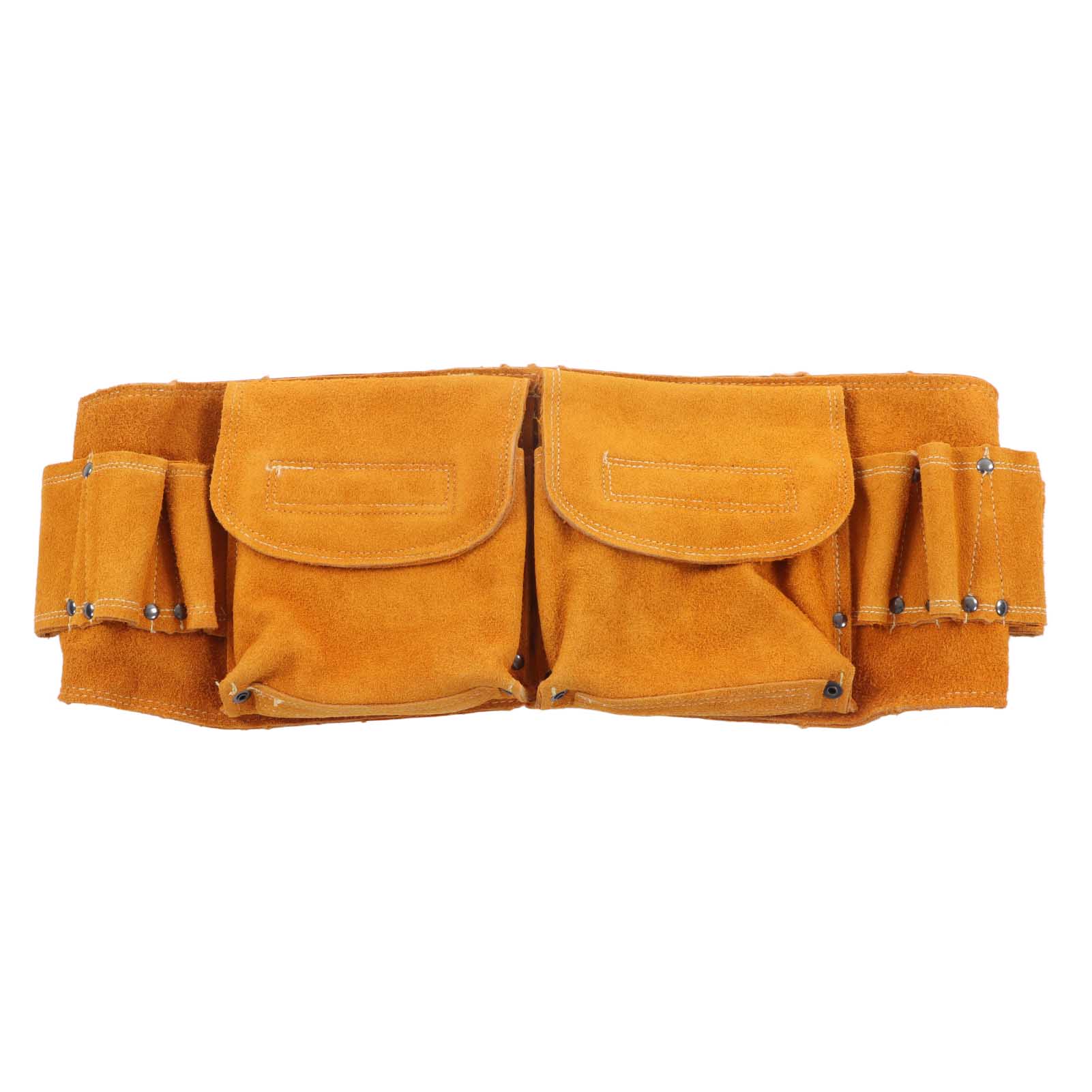 Ceinture porte-outils en cuir de vache, poches multiples pour électricien, pinces et tournevis
