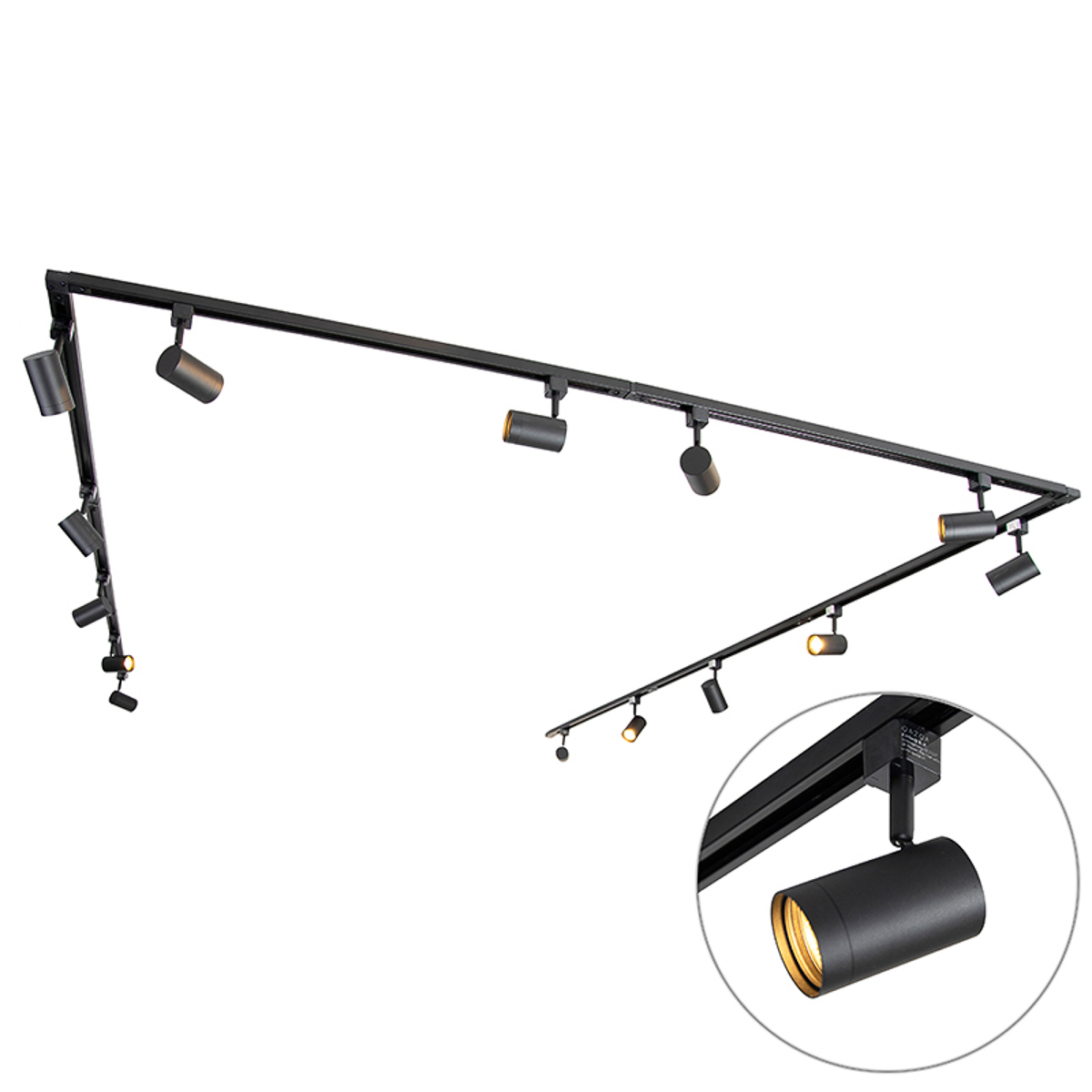 Jeana - Système De Rail Spot Luminaire Plafond
