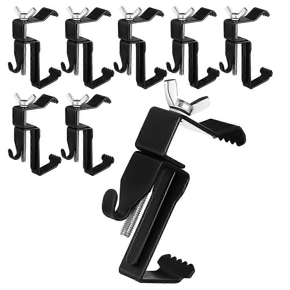 Supports de briques réglables sans perçage, métal noir, 13,6 kg, lot de 8