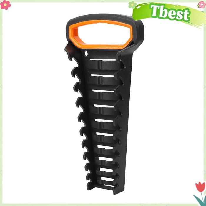 Organisateur de clés, plateau de stockage pour outils, noir, lot de 10