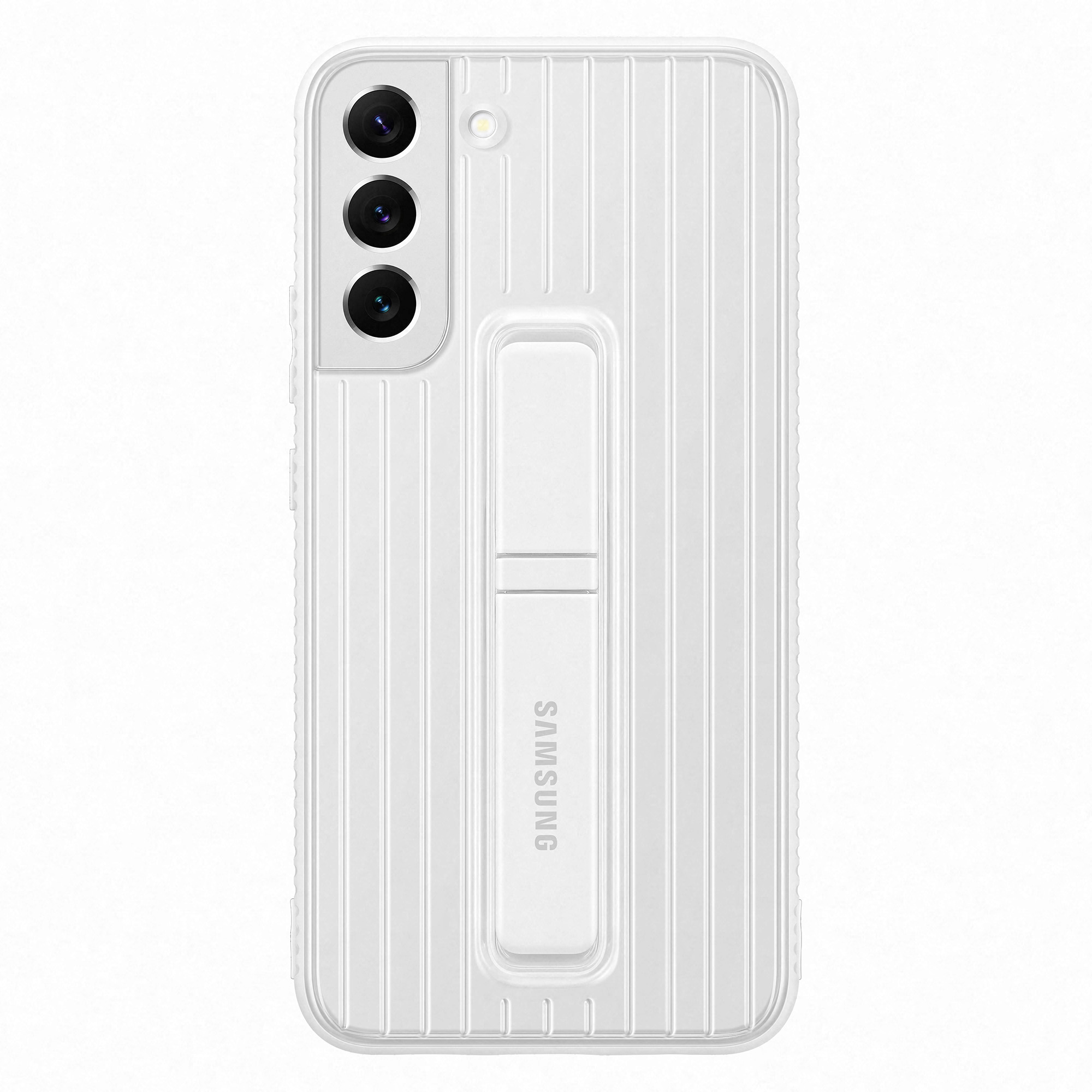 Weiß Samsung Galaxy S22 Plus Schutzhülle Mit Ständer, - Bild 4