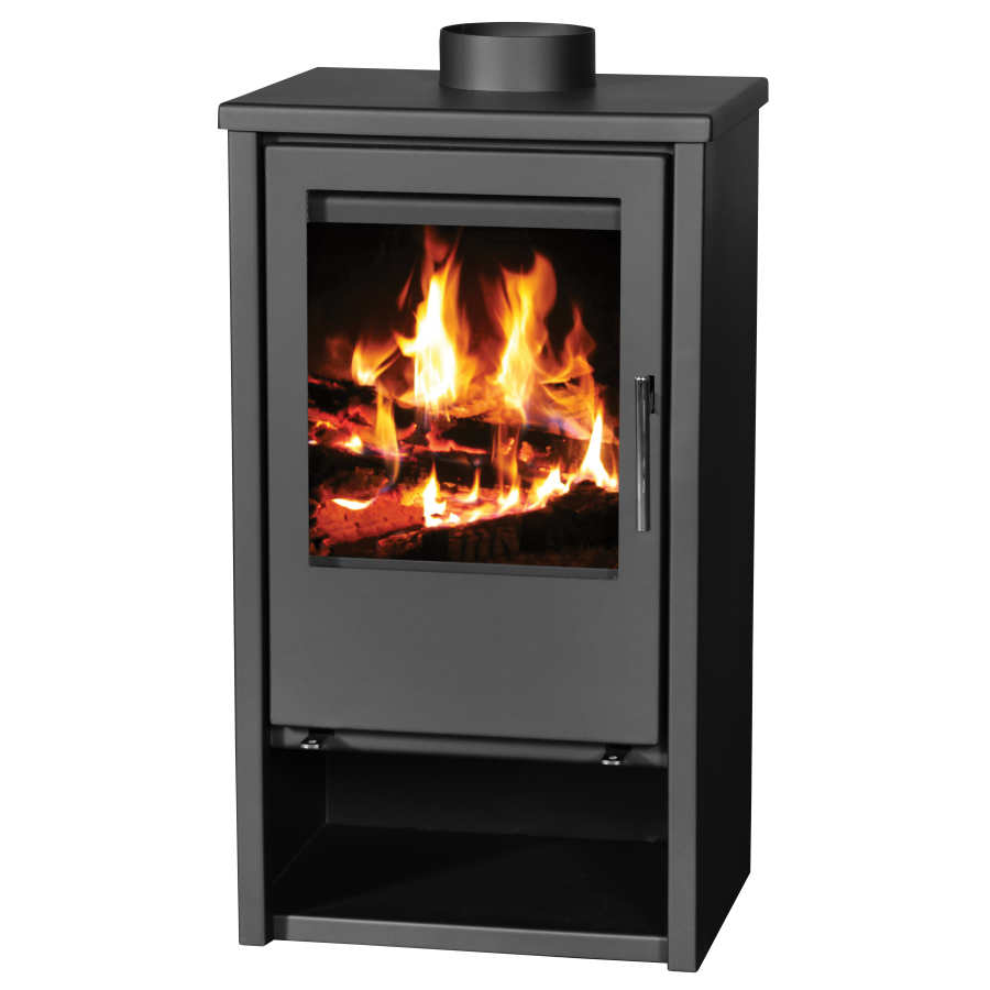 Stufa A Legna Regina 9 Kw – Design Classico – Riscaldamento Efficiente – Corpo In Acciaio – Uscita Fumi Ø150 Mm