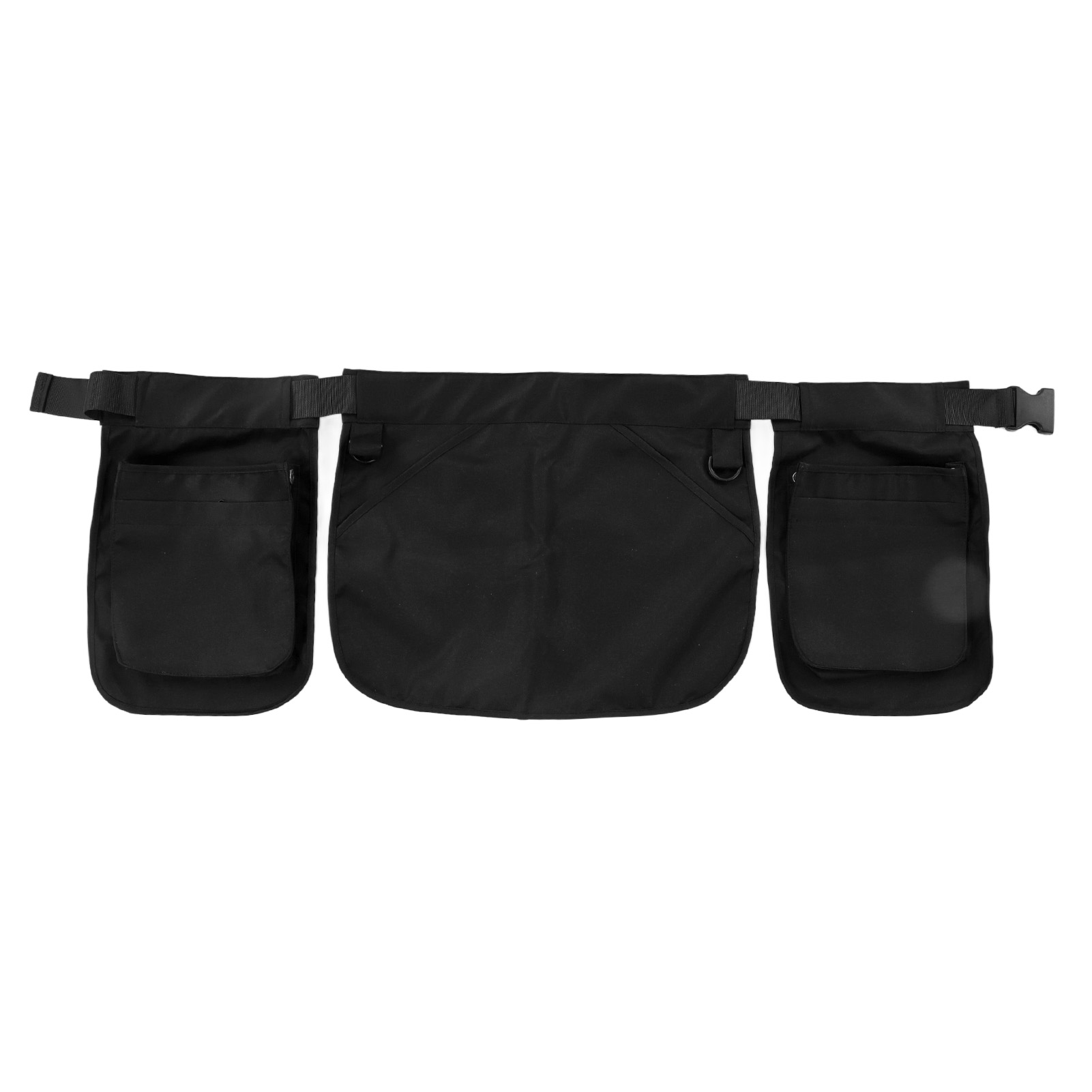 Sacoche de ceinture multi-poches en polyester, fermeture à glissière, taille ajustable