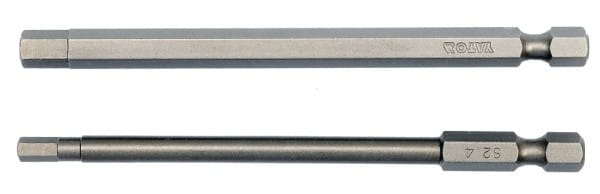 Yato Schrauberbits 1/4", 2-Tlg., Hex Tamperproof 4×100 Mm, 6×100 Mm