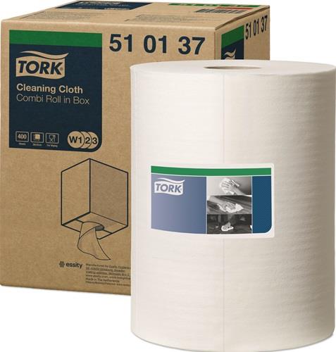 Tork Weiß 510137 Premium Reinigungstücher 1 Lagig