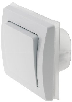 Chilitec Weiß Delphi Wechsel-Schalter Ip44 250V/ 10A, Inkl. Rahmen, Up,