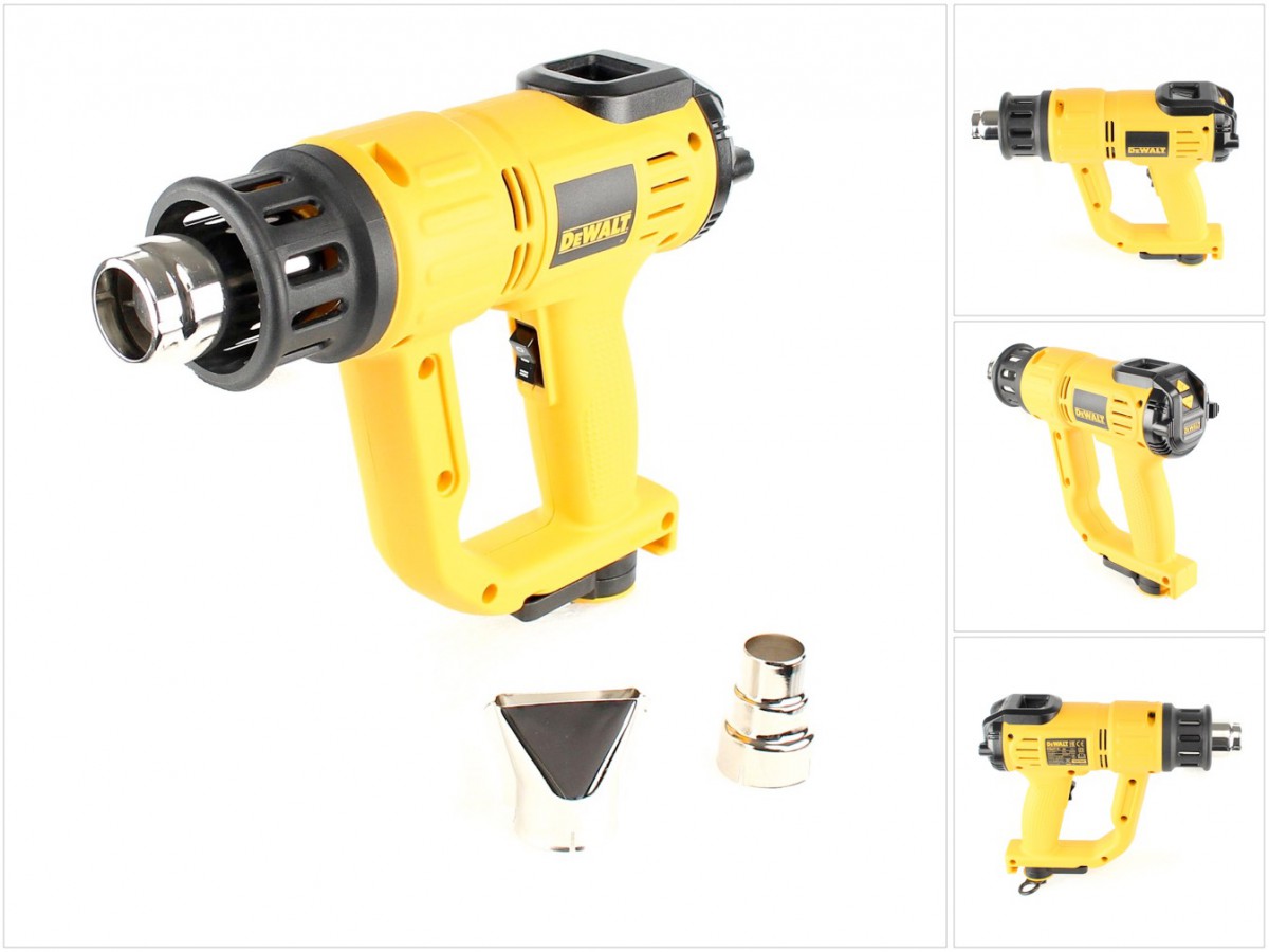 DeWALT D26414 Heißluftpistole 2000 W 650 l/min 600 °C, schwarz/gelb - Bild 7