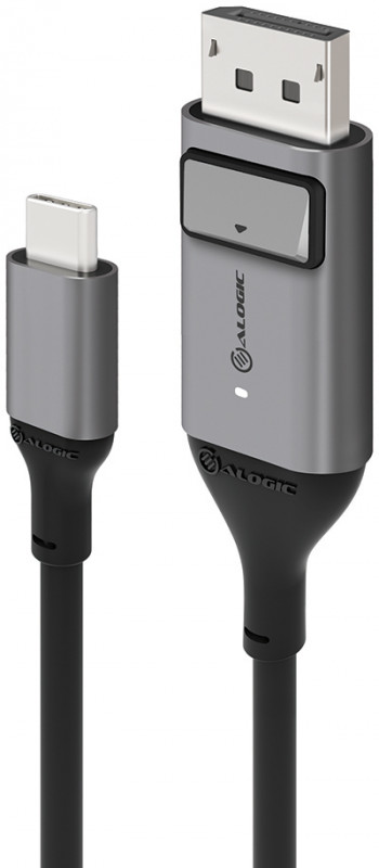 Alogic Ultra Usb-C (Male) / Dp (Male) Kabel 4K@60Hz 2M Schwarz Ulcdp02-Sgr - Image 3