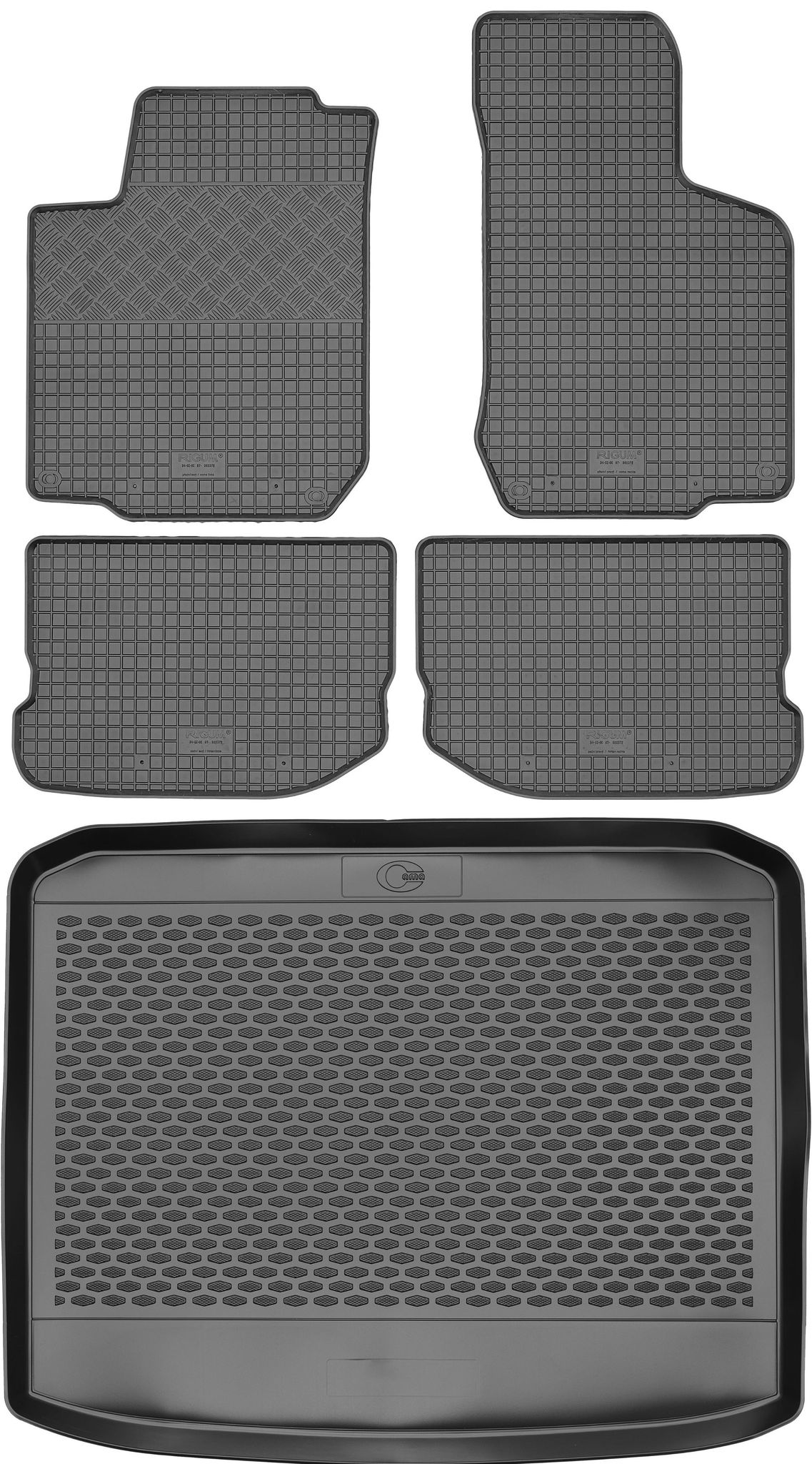 Oem Volkswagen Golf Iv Schrägheck (1997–2003) – Set: Gummifußmatten + Kofferraummatte 5901319631624