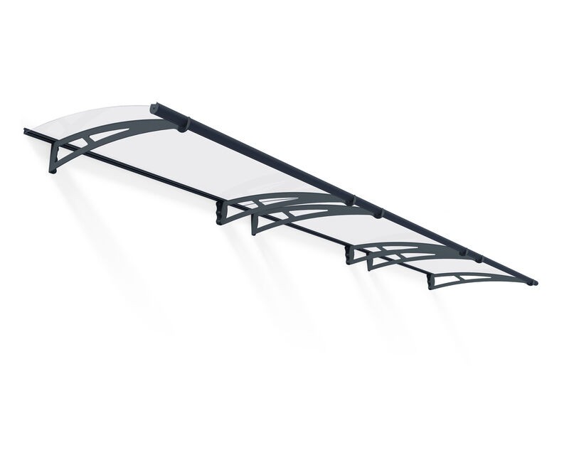 Palram - Canopia Vordach Aquila 4500 Anthrazit 92x450x18 Cm