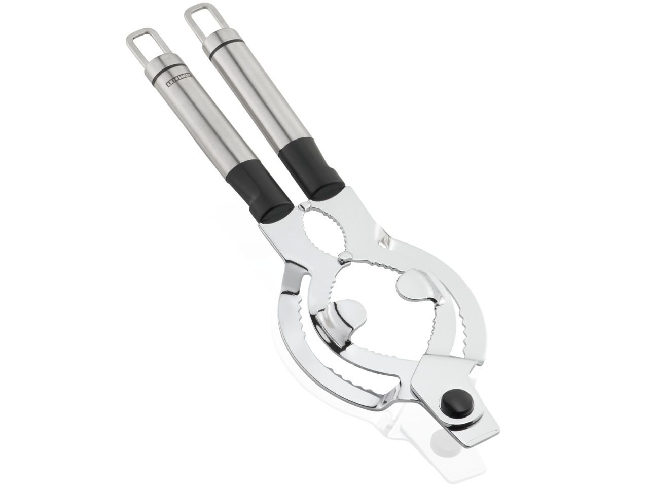 ProLine-Serie Flaschenöffner, für Schraubgläser oder Flaschen, hochwertiger Flaschenöffner aus Edelstahl, mit einfach zu bedienendem Kapselheber und praktischer Aufhängeöse, Schraubglasöffner, Silber - Image 5