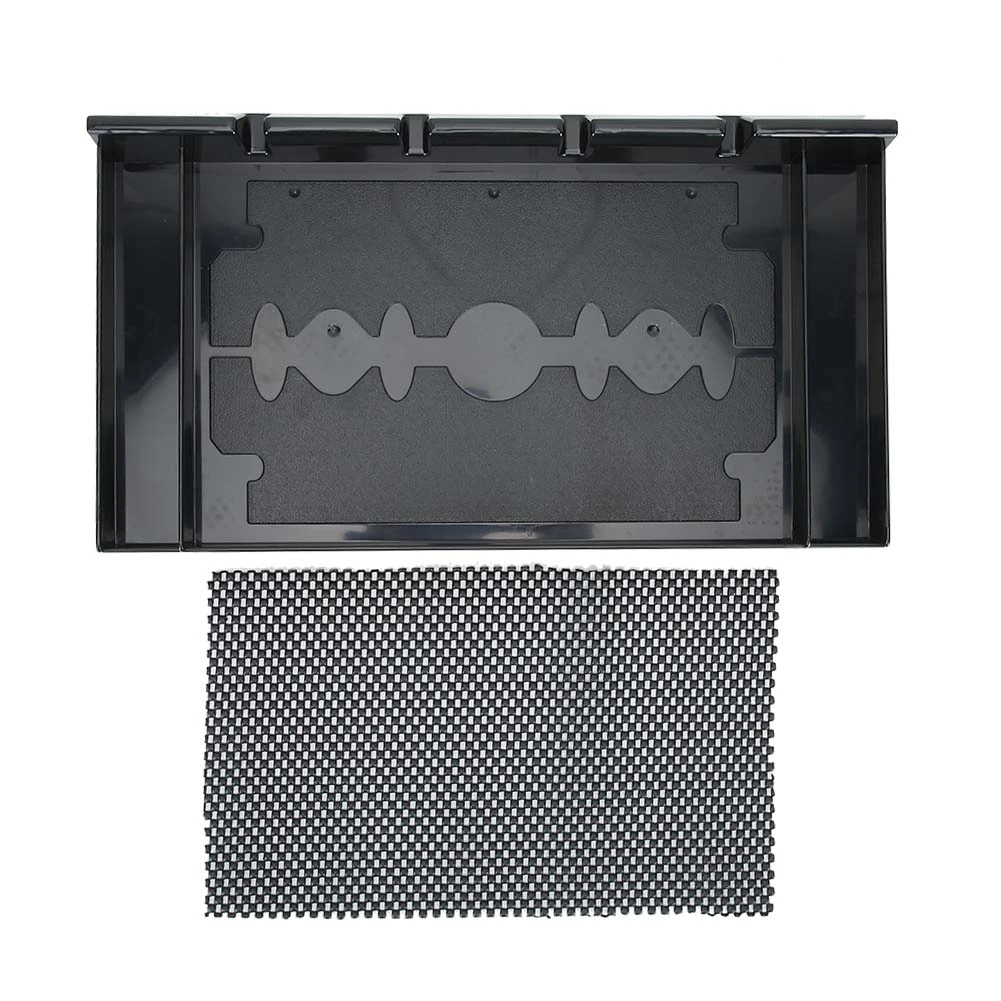 Boîte de rangement pour tondeuse à cheveux, mousse antichoc, noir