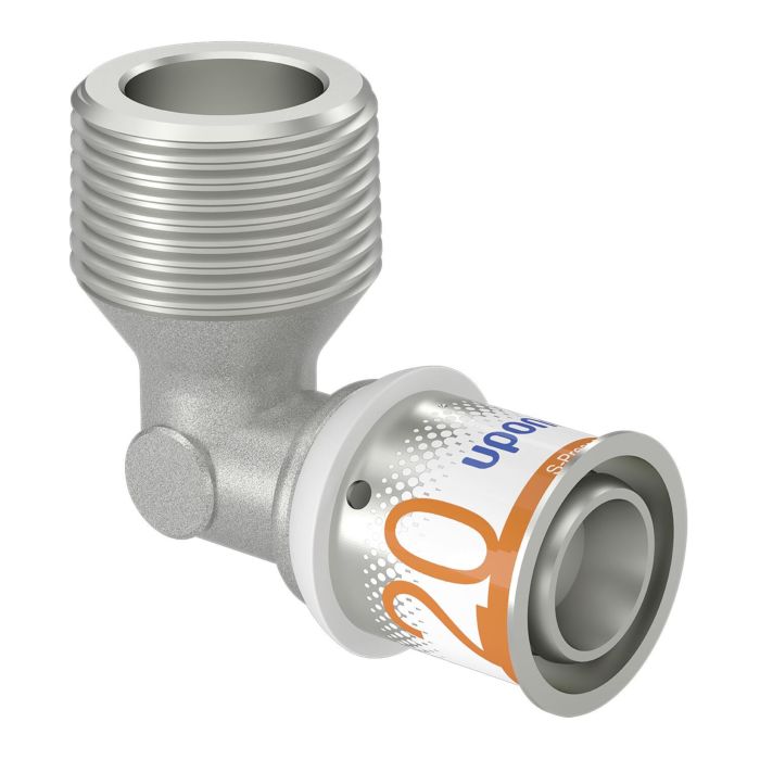 Uponor S-Press PLUS Knie mit Außengewinde 20-R3/4""MT 1070534 - Bild 5