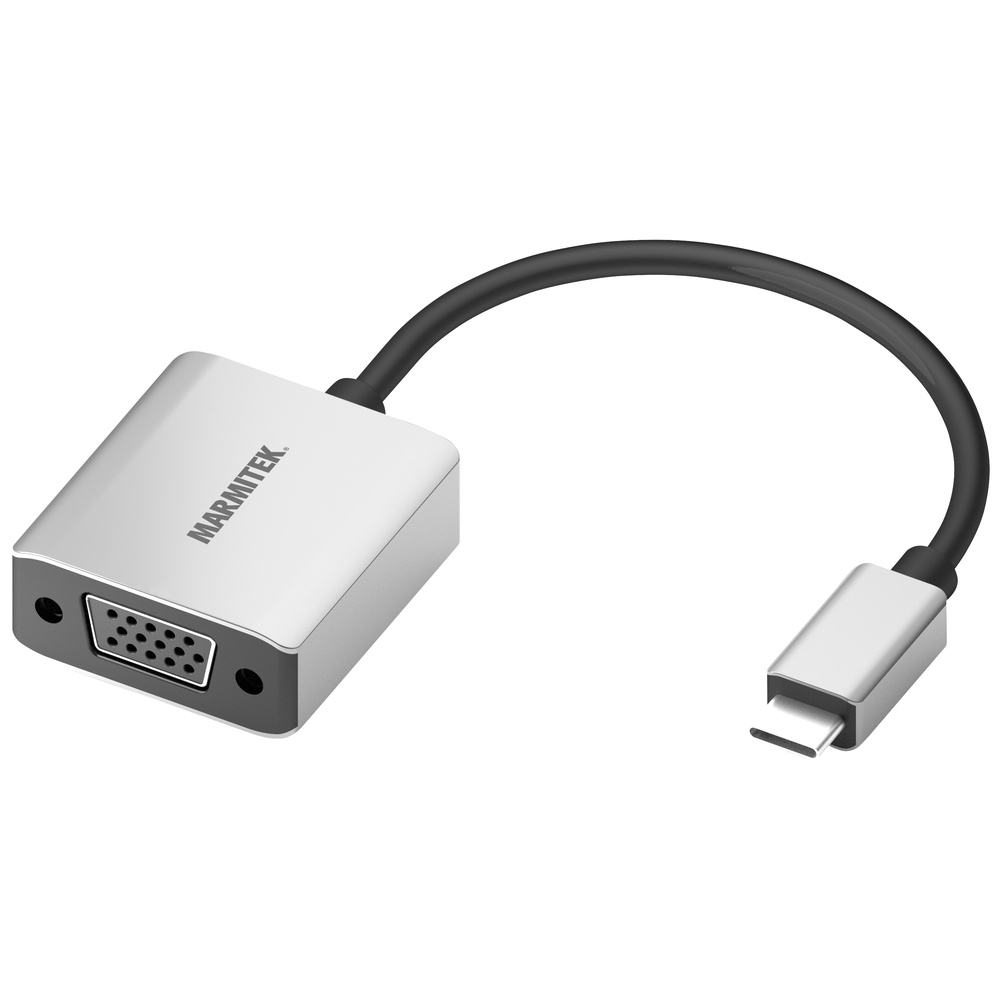 Marmitek Mehrfarbig Usb-C® Adapter [1X Usb-C® - 1X Vga-Buchse] Usb-C / Vga Adapter 0.15 M