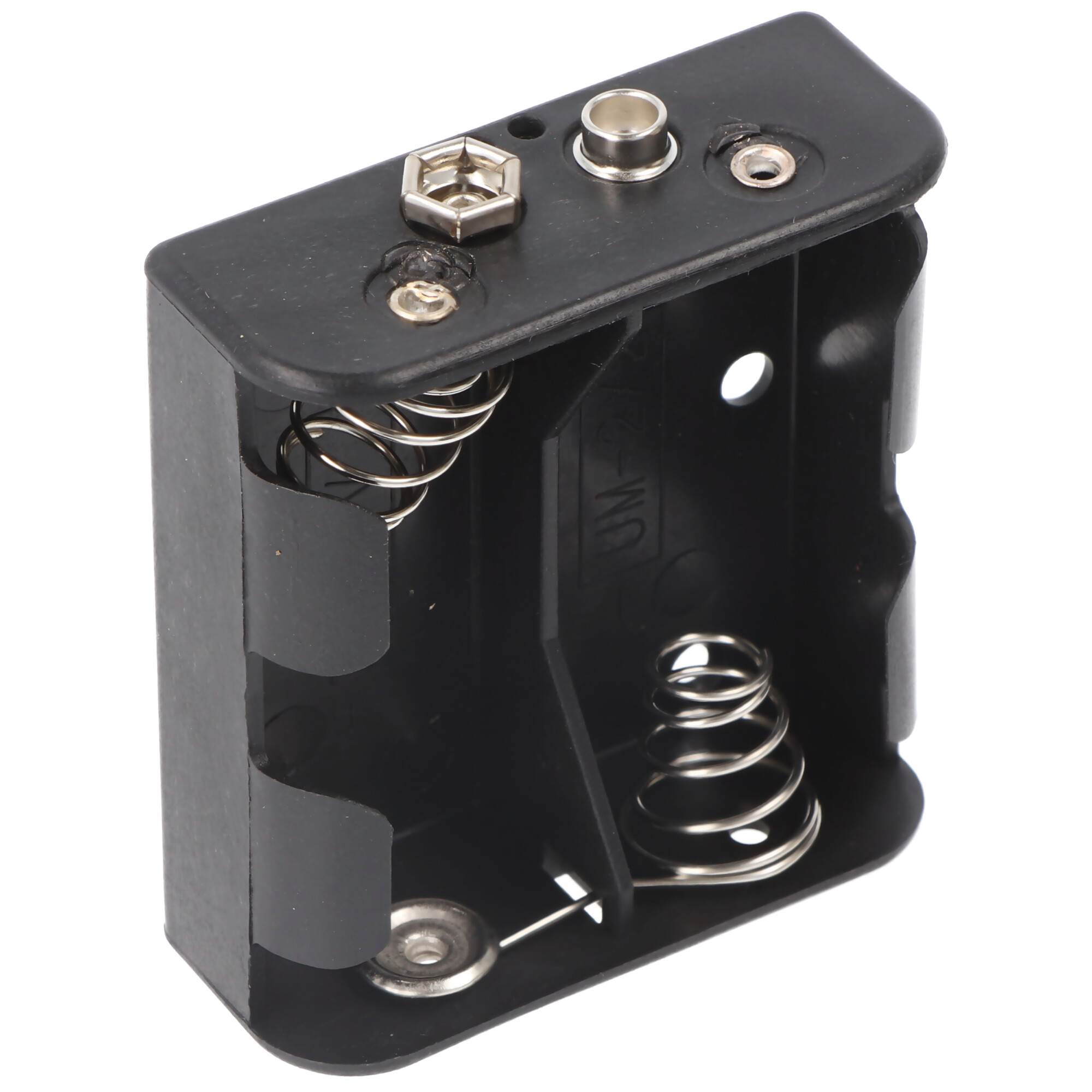 Goobay - 11455 Batteriehalter 2X Baby (C) Druckknopfanschluss (L X B X H) 62.5 X 55.8 X 23.5 Mm