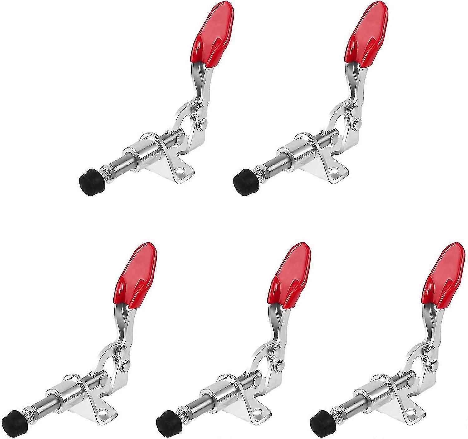Pince à genouillère à dégagement rapide, double action poussée-traction, force 45 kg, lot de 5