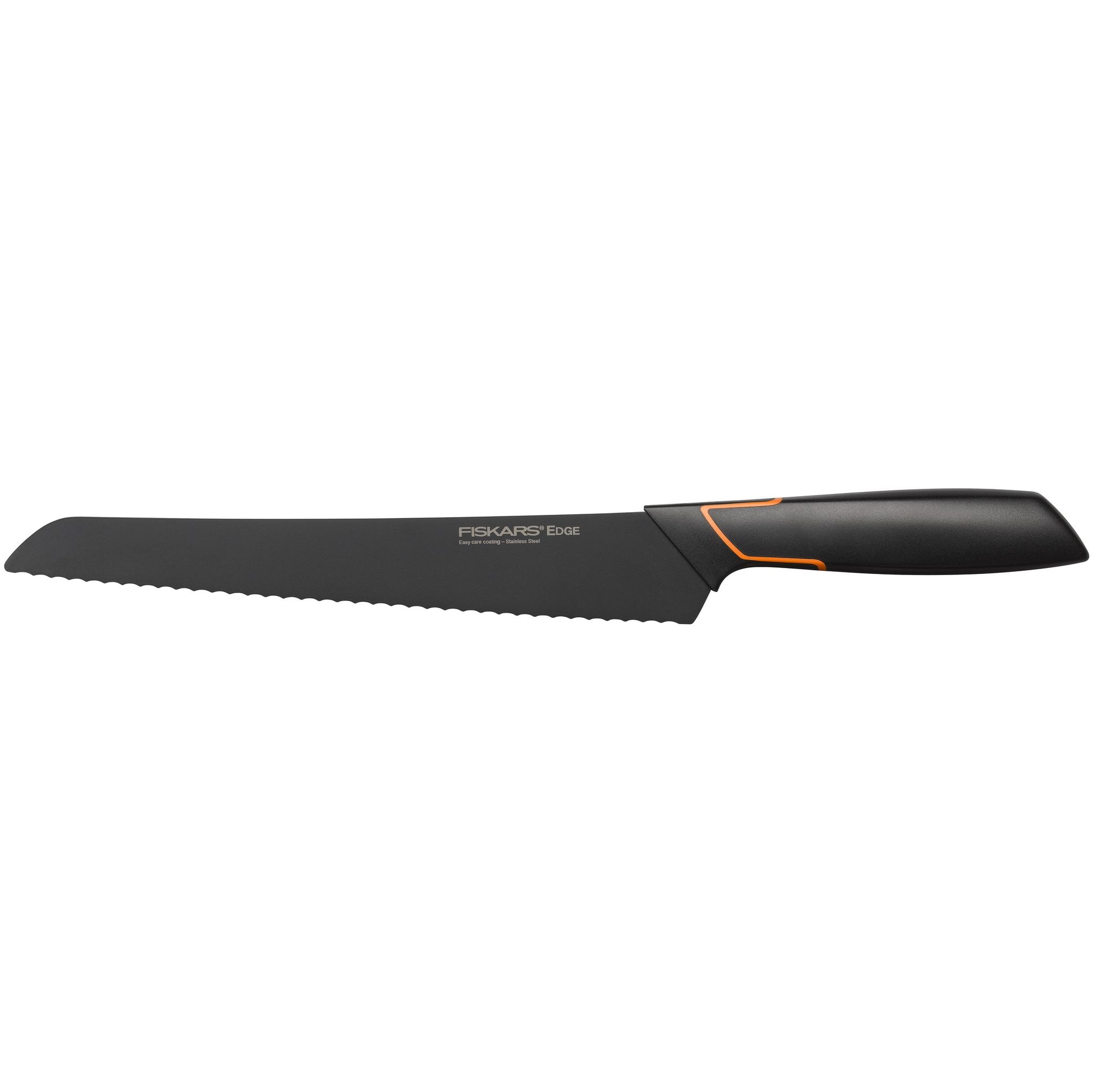 Fiskars Schwarz/Orange Brotmesser Edge 23Cm In Farbe Black - Bild 2