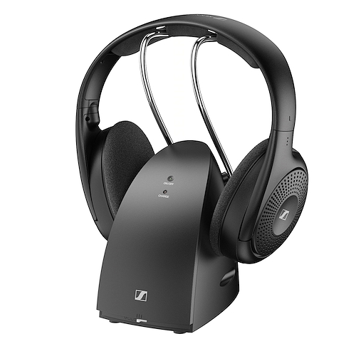 Sennheiser Rs 120-w Cuffie Wireless A Padiglione Tv Bluetooth Base Di Ricarica Nero