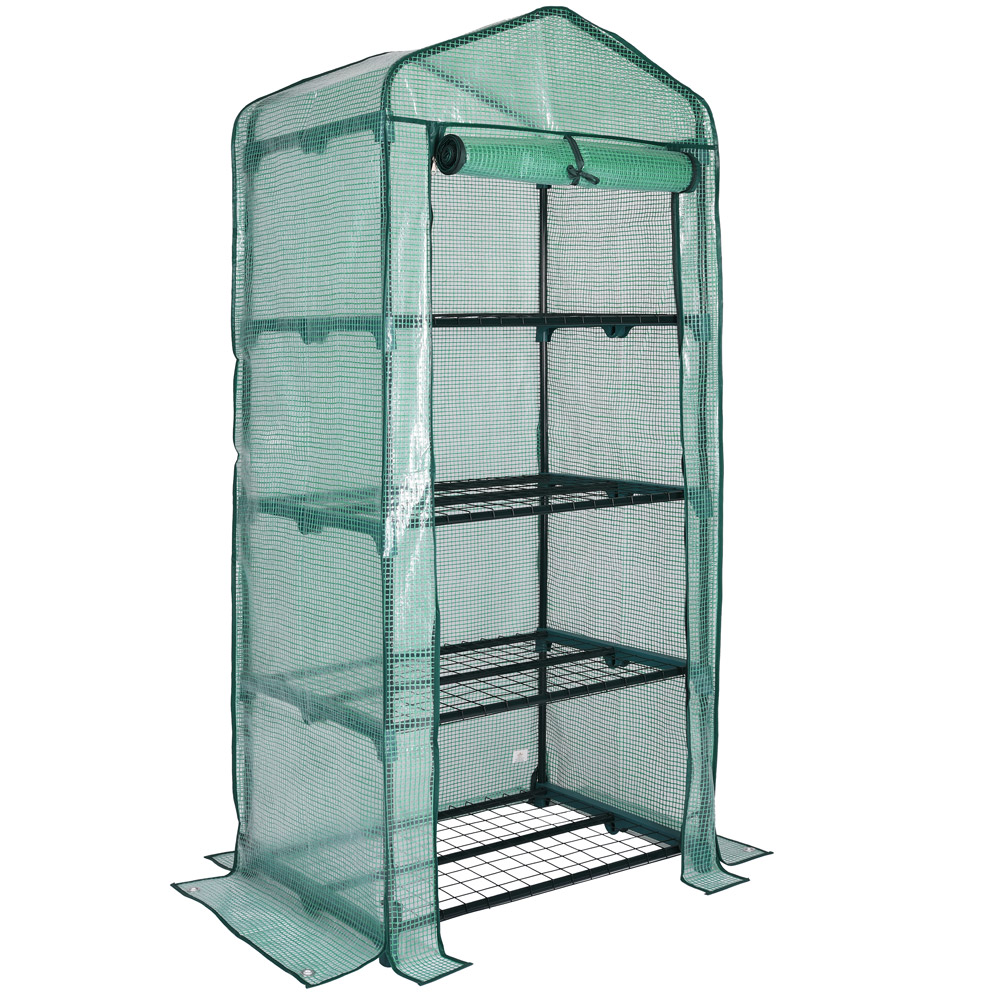 Gardebruk - Greenhouse Small Hot House 158x49x69cm 4 Ablagen (de)