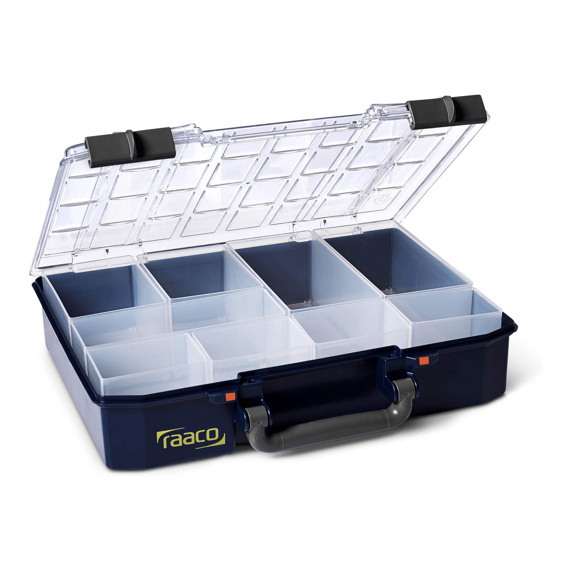 raaco CarryLite 80 4x8-9 Sortimentskasten (B x H x T) 337 x 79 x 278 mm Anzahl der Fächer: 9 1 St - Bild 3