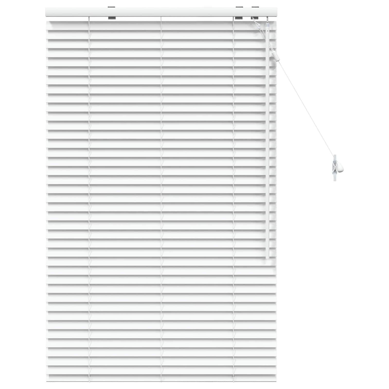 Vidaxl Weiß Venetian Blind White 90 X 130 Cm 35 Mm Solid Paulownia Wood
