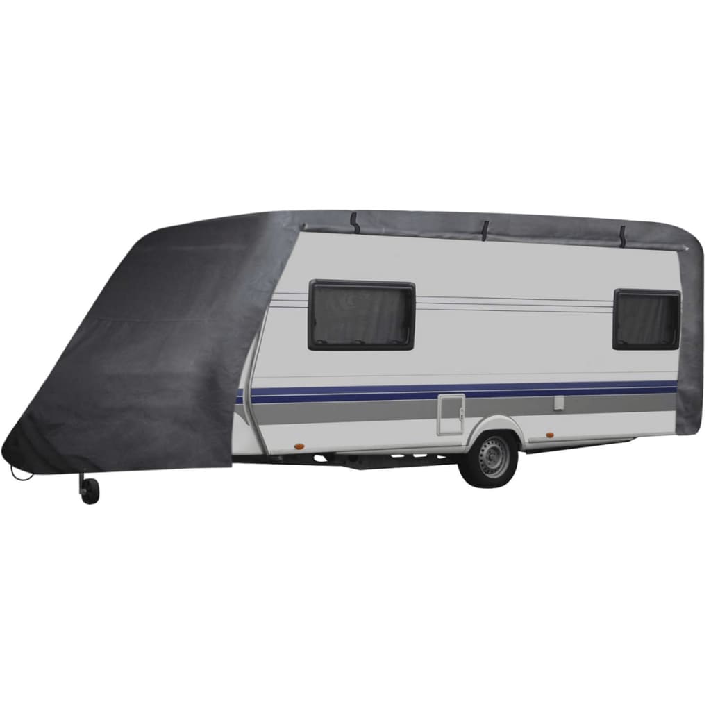 Vidaxl Grau Wohnwagen-Abdeckung Gr. S