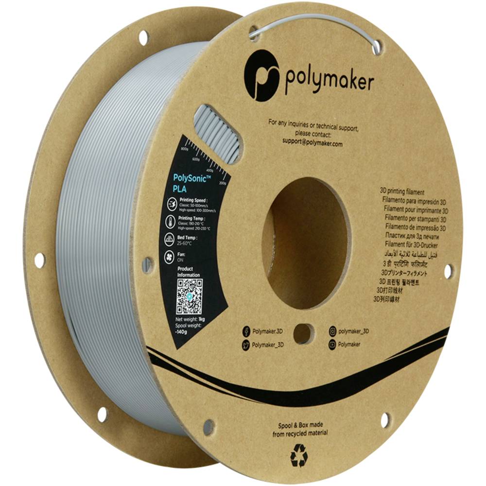 Polymaker PolySonic High Speed PLA (PA12003)