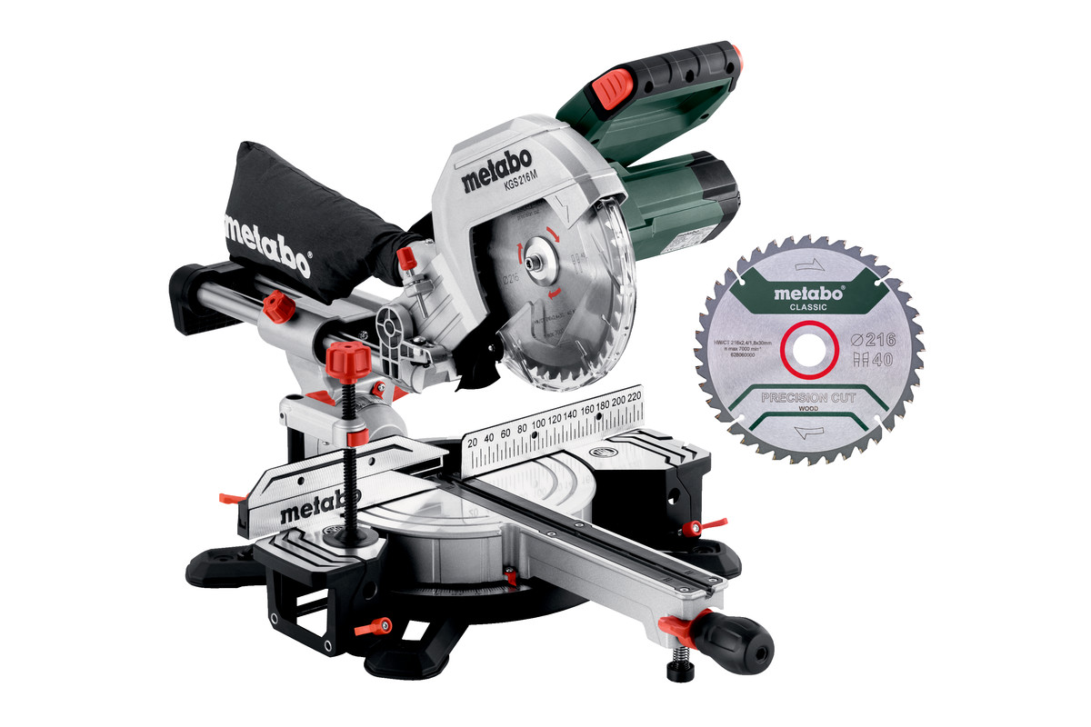 Metabo Kappzugsäge KGS 216 M Set 1500 W inkl. 2. Sägeblatt - Image 6