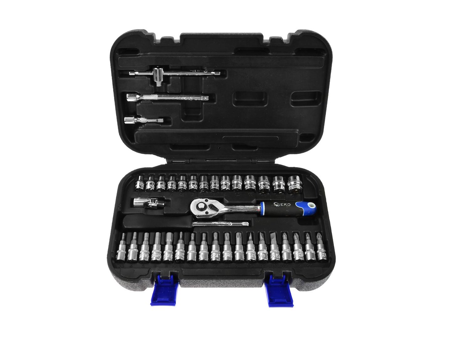 Geko Steckschlüsselsatz 1/4" 38-teilig (10)