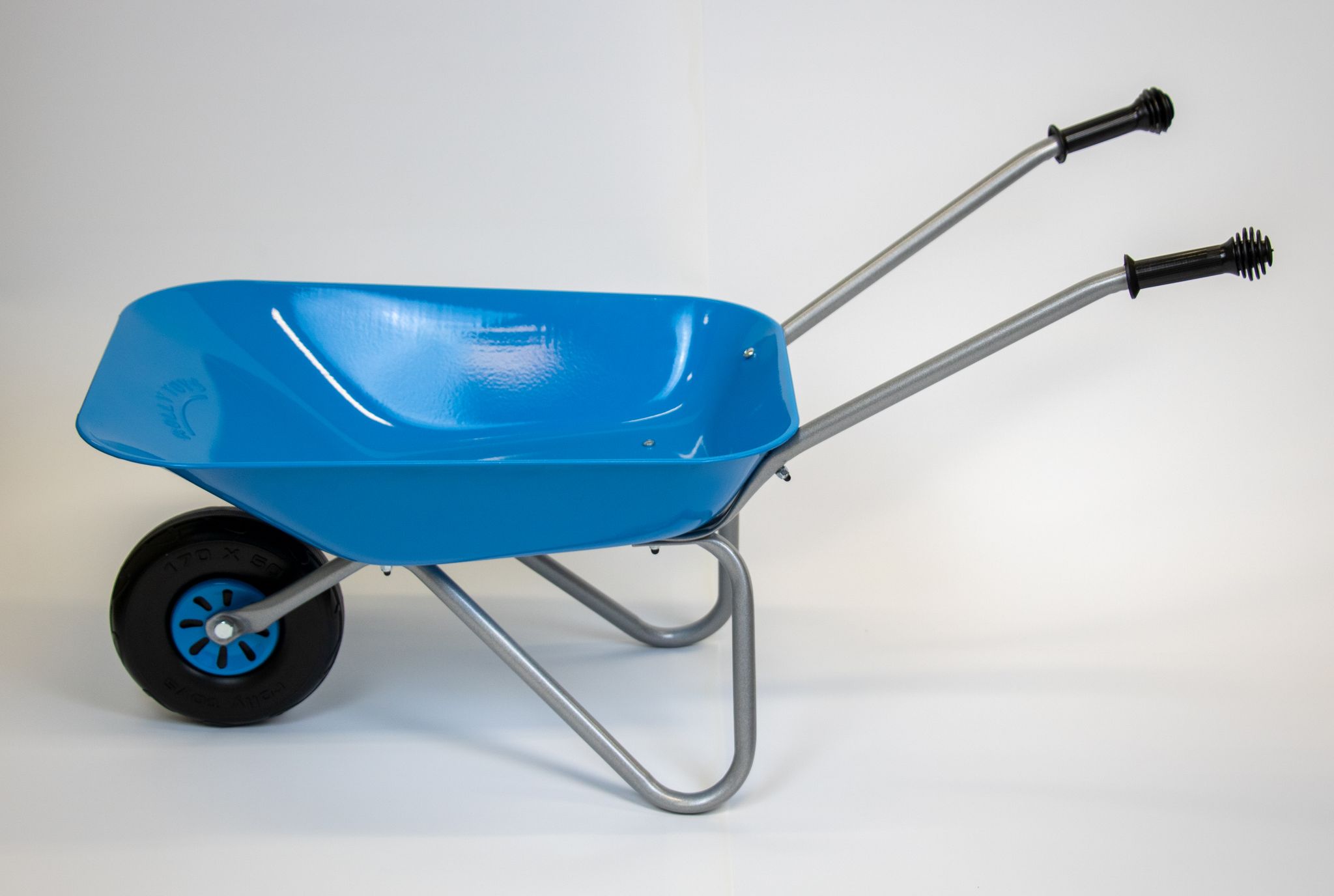 Carriola In Metallo Argento/blu (da 2,5 Anni, Carriola Per Bambini, Ci rolly toys