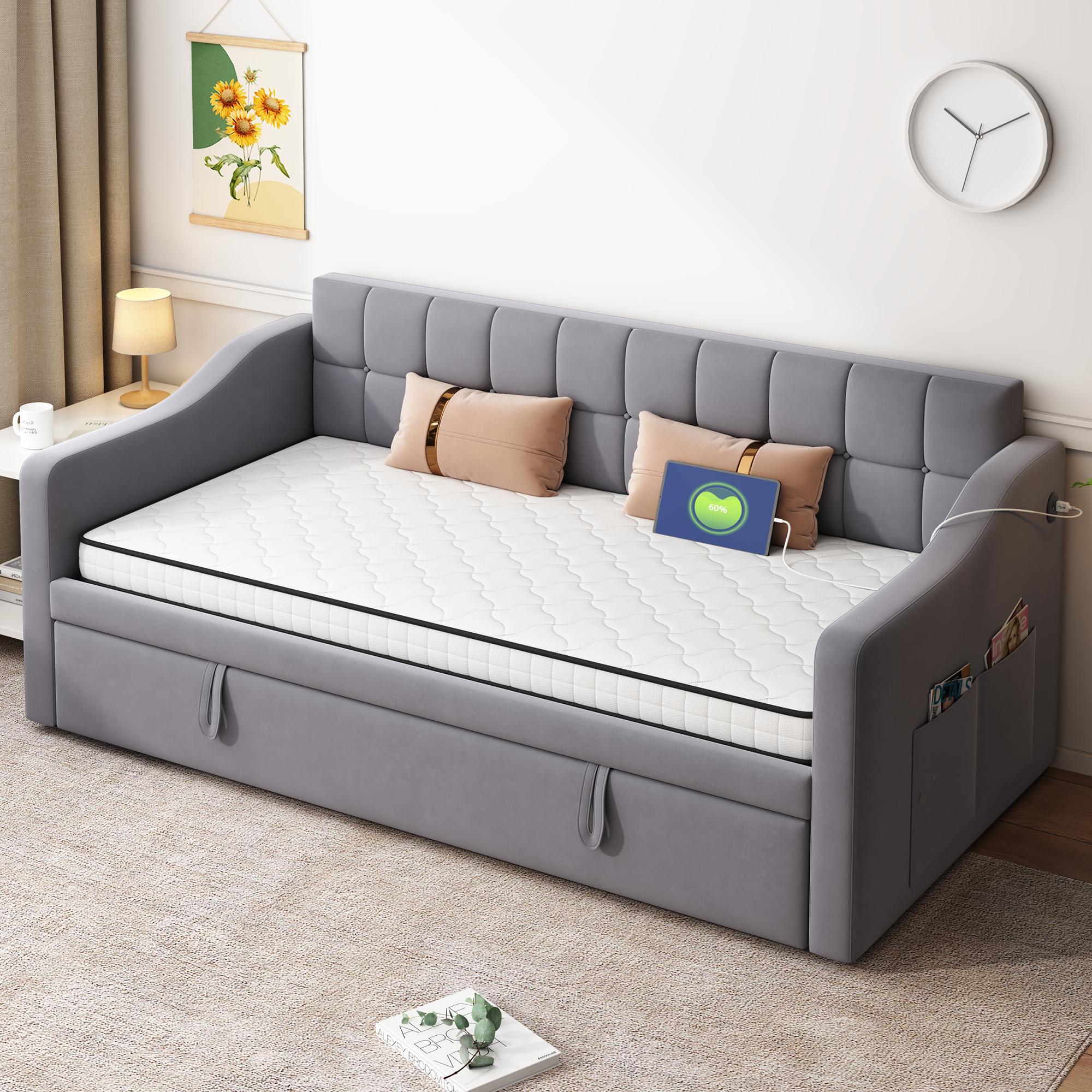 Stilvora Federkernmatratze 90 X 190 Cm, Höhe 10 Cm, Härtegrad H3, Ergonomische Unterstützung, Gerollt