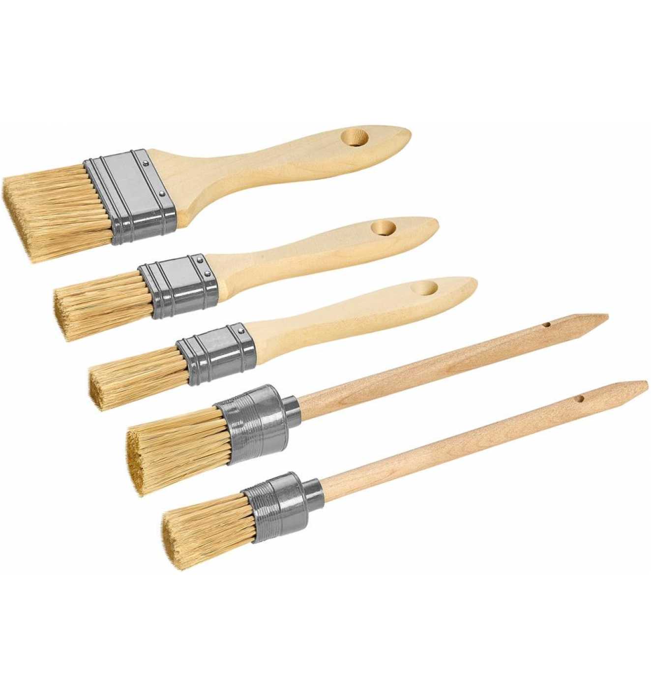 C Ciret Pinsel-set, 5-teilig Kunstborste, Holzsti. Fsc