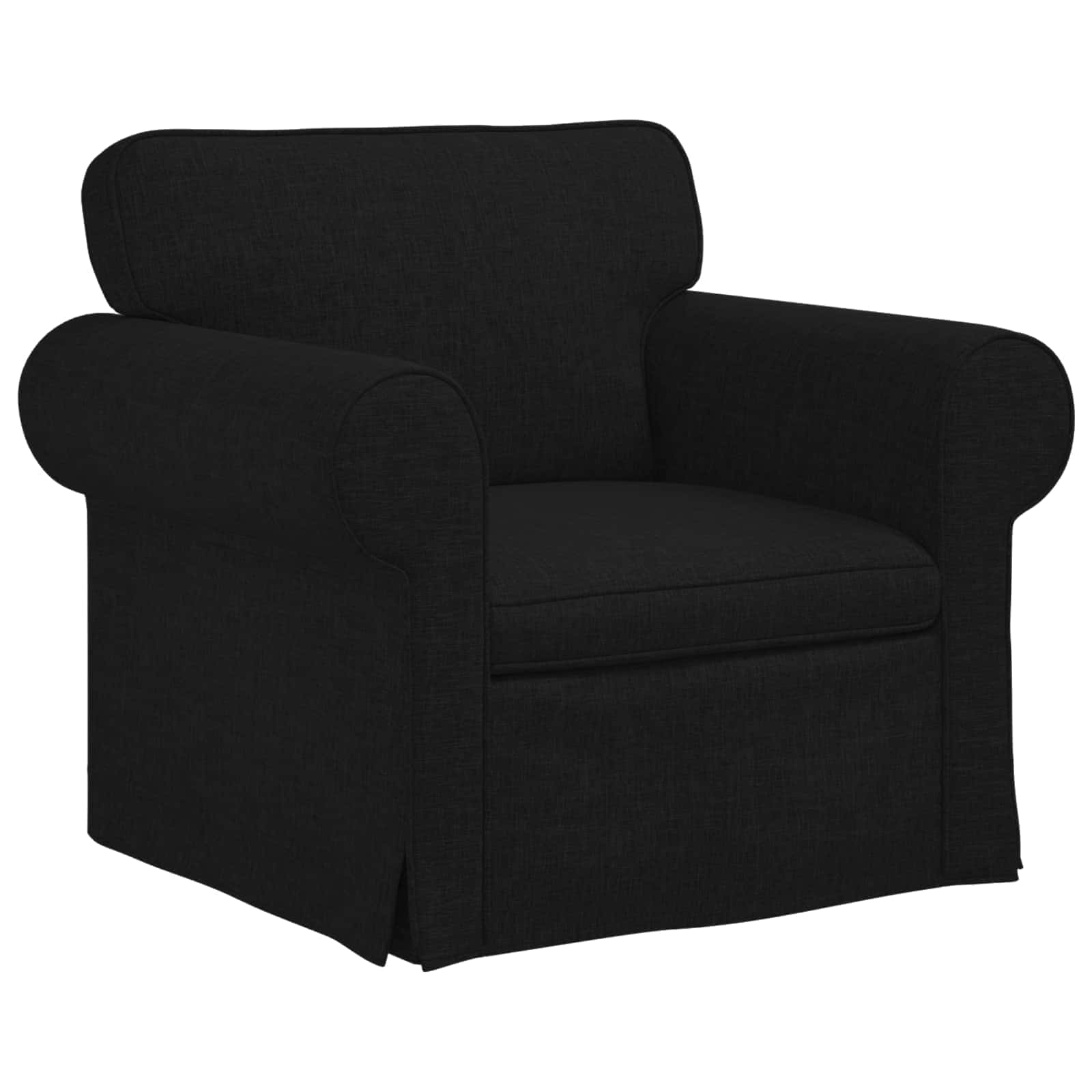 Sofa Black 95 X 82 X 80 Cm Fabric Vidaxl