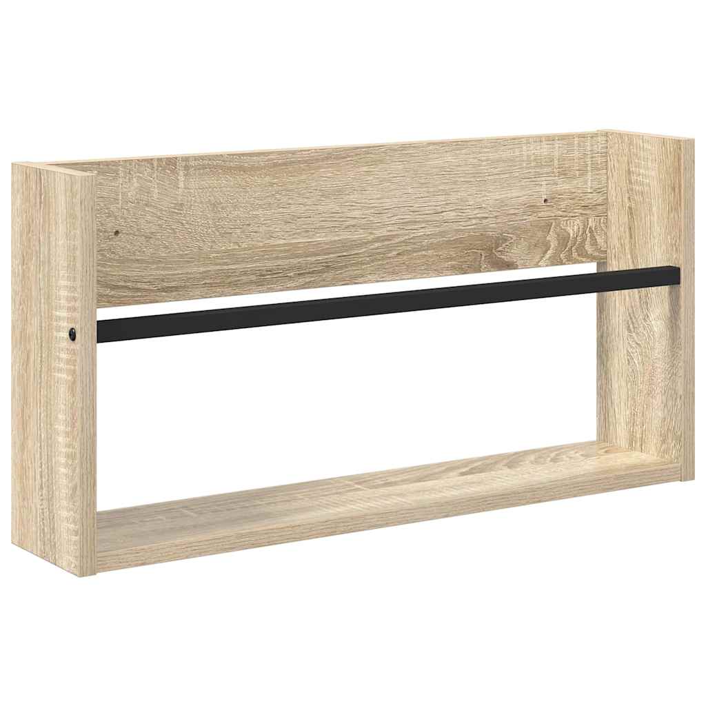 Vidaxl Magazinregal Sonoma-Eiche 60 X 12 X 30 Cm Holzwerkstoff 8721364332249 - Image 2