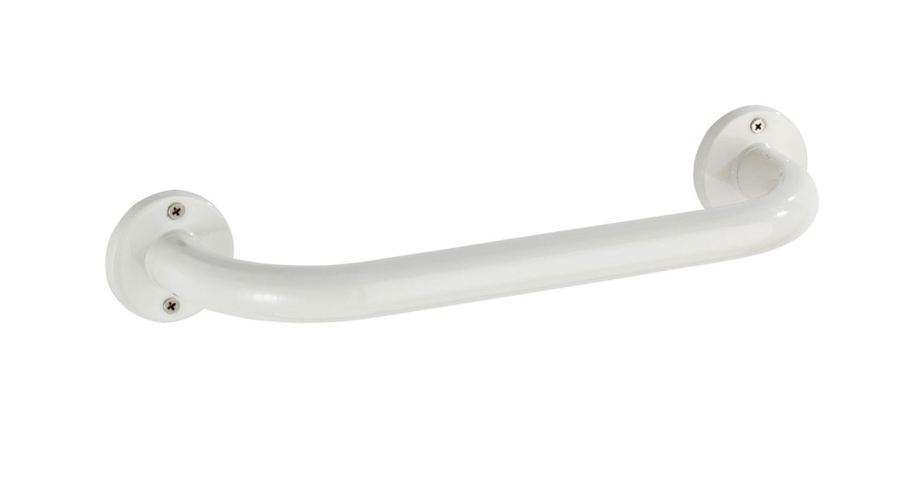 Badewannengriff Basic 30 Cm Weiß, Weiß, Edelstahl Rostfrei Weiß - Weiß - Wenko