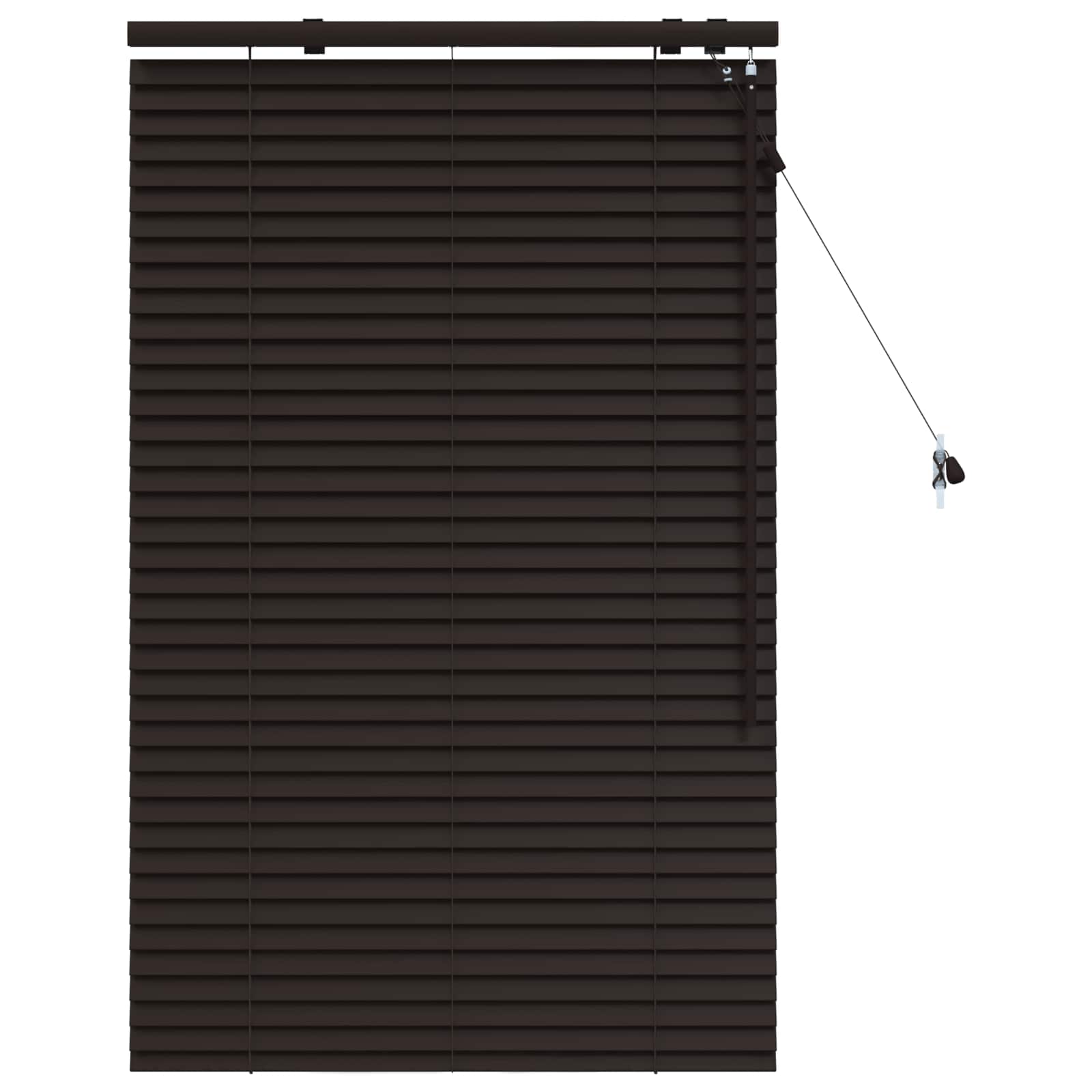 Vidaxl Dunkelbraun Venetian Blind Dark Brown 95 X 130 Cm 35 Mm