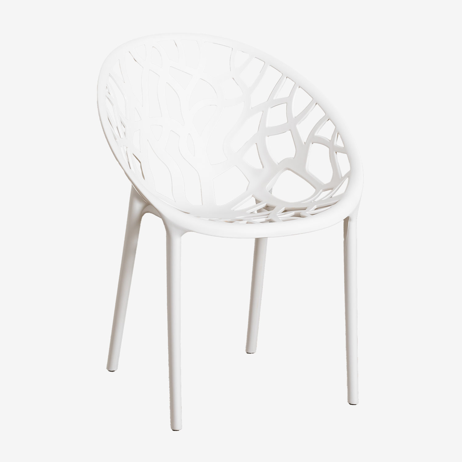 Sklum - Lot De 2 Chaises De Salle À Manger Empilables En Polypropylène