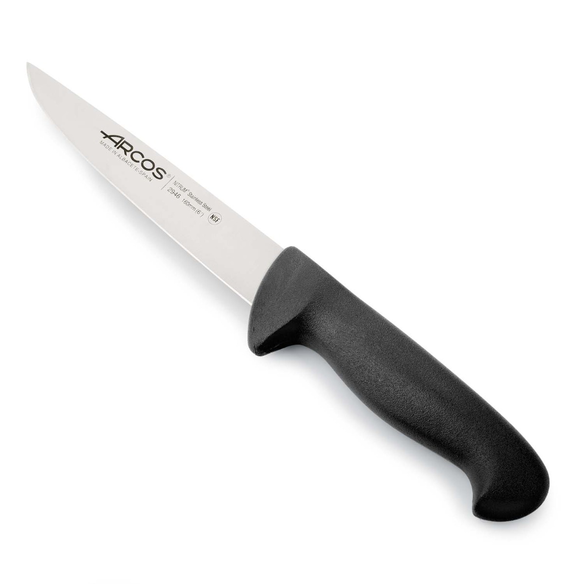 Arcos Schwarz Metzgermesser Farbe - Prof 294625 Edelstahl Nitrum Und Mango Ergonomische E Polypropylenklinge Und 16 Cm Klinge, Vitrine