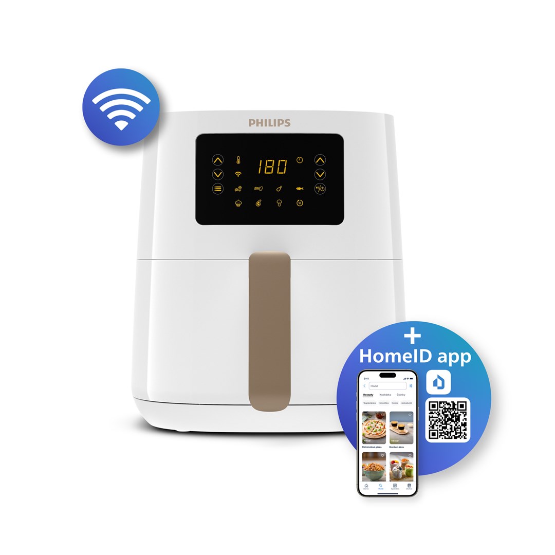 Weiß Philips Hd9255/30 Heißluftfritteuse 4,1 Liter - Bild 6