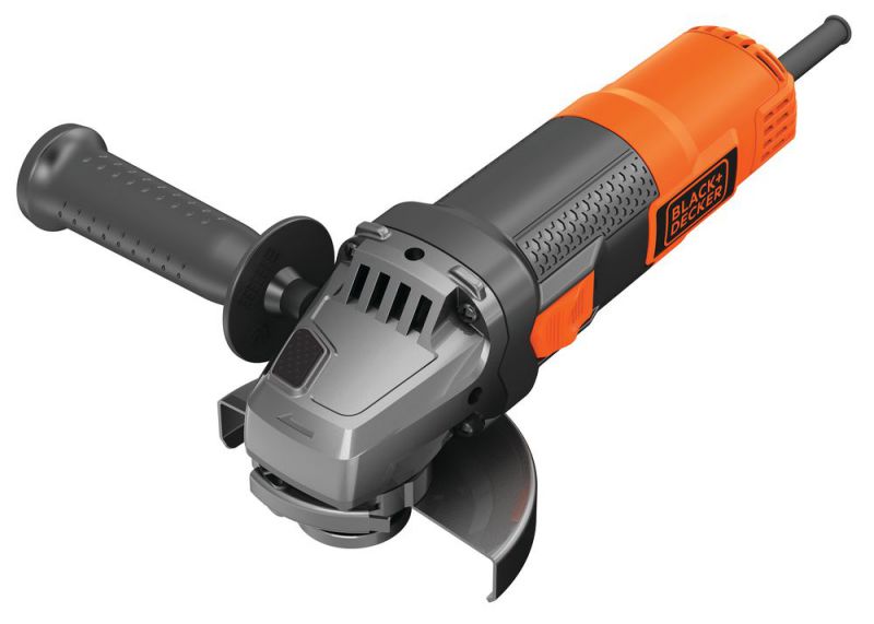 Black & Decker Orange/Schwarz Black&Decker - Black+Decker Werkzeug - Winkelschleifer 900 W, Für 115 Mm Scheiben Beg220-Qs