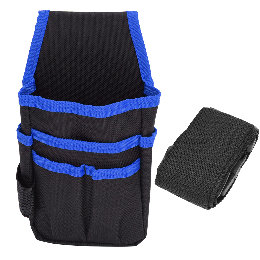 Sacoche à outils de ceinture en toile Oxford, 25 x 14 x 5 cm, 218 g, ceinture incluse
