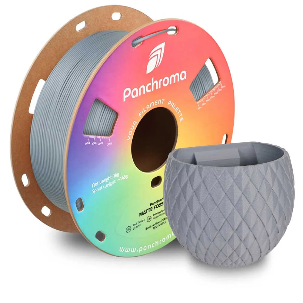 Polymaker PLA Filament Panchroma Matte Fossil Grey 1,75 mm 1 kg 3D Drucker - Bild 5