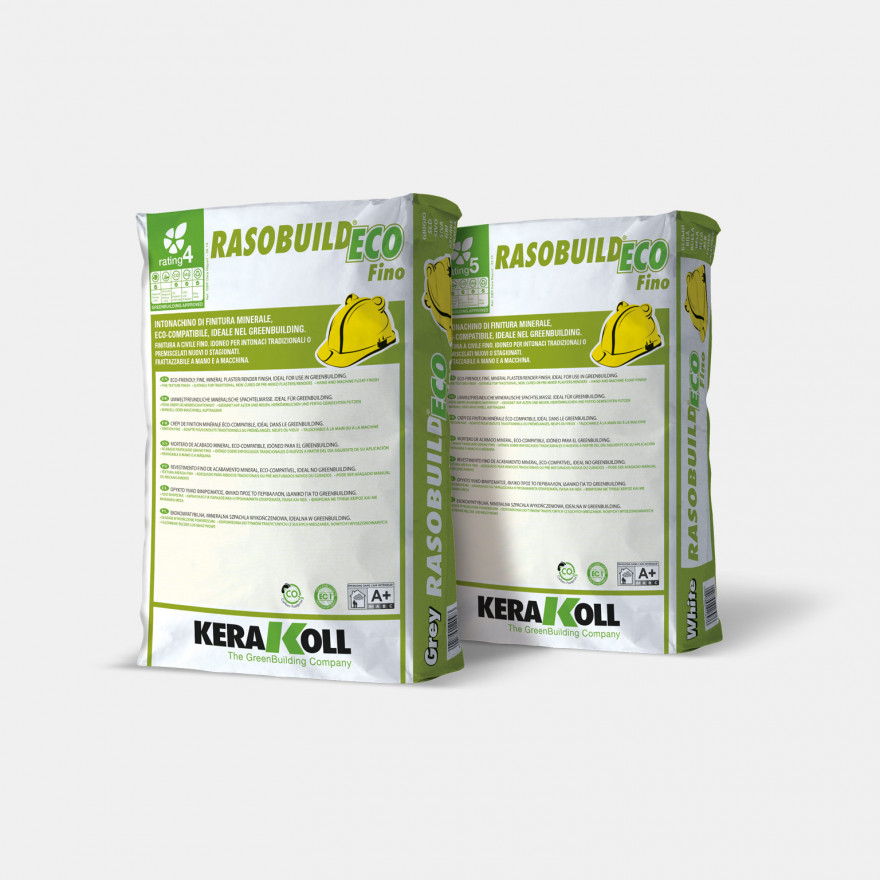 Rasobuild Eco Fino Bianco Rasante Cementizio Sacco 25 Kg