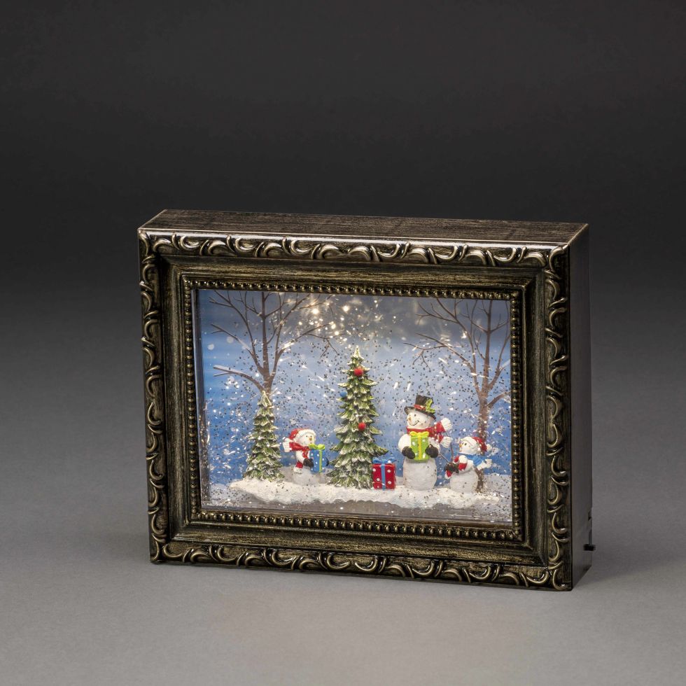 Konstsmide LED Bilderrahmen mit Schneemännern 24,5 x 5,5 x 19,5 cm - Bild 4