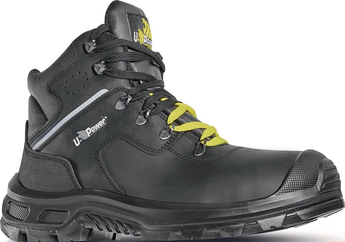 U-Power Herren Schwarz Sicherheitsschuhe Thanos Esd S3 Uk Ci Src - Bild 5