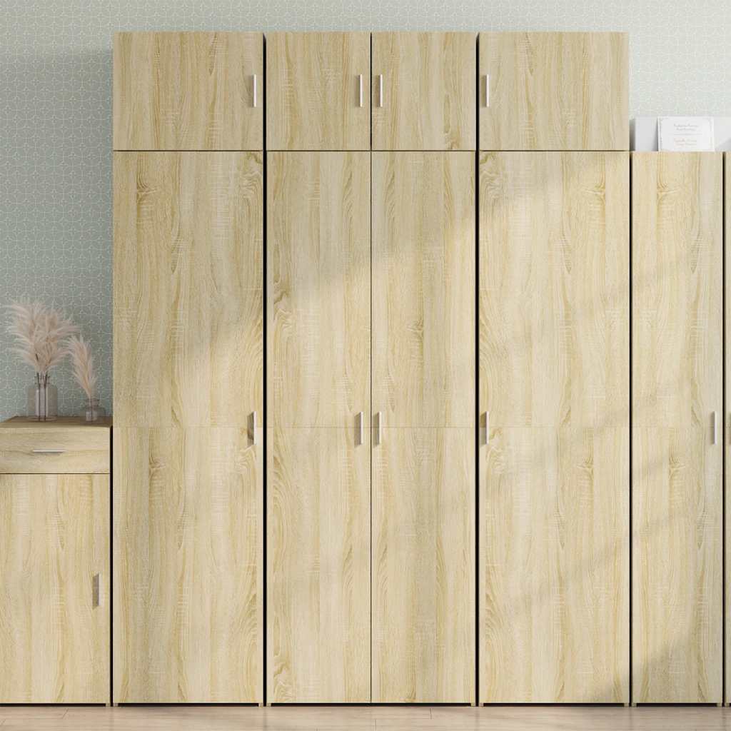 Armoire de rangement chêne sonoma 70x42,5x225 cm - Vidaxl