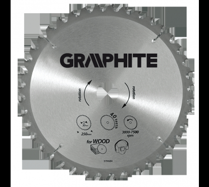 Lame De Scie Circulaire Graphite 55h602 Carbure 130 Mm — photo de l’offre ManoMano