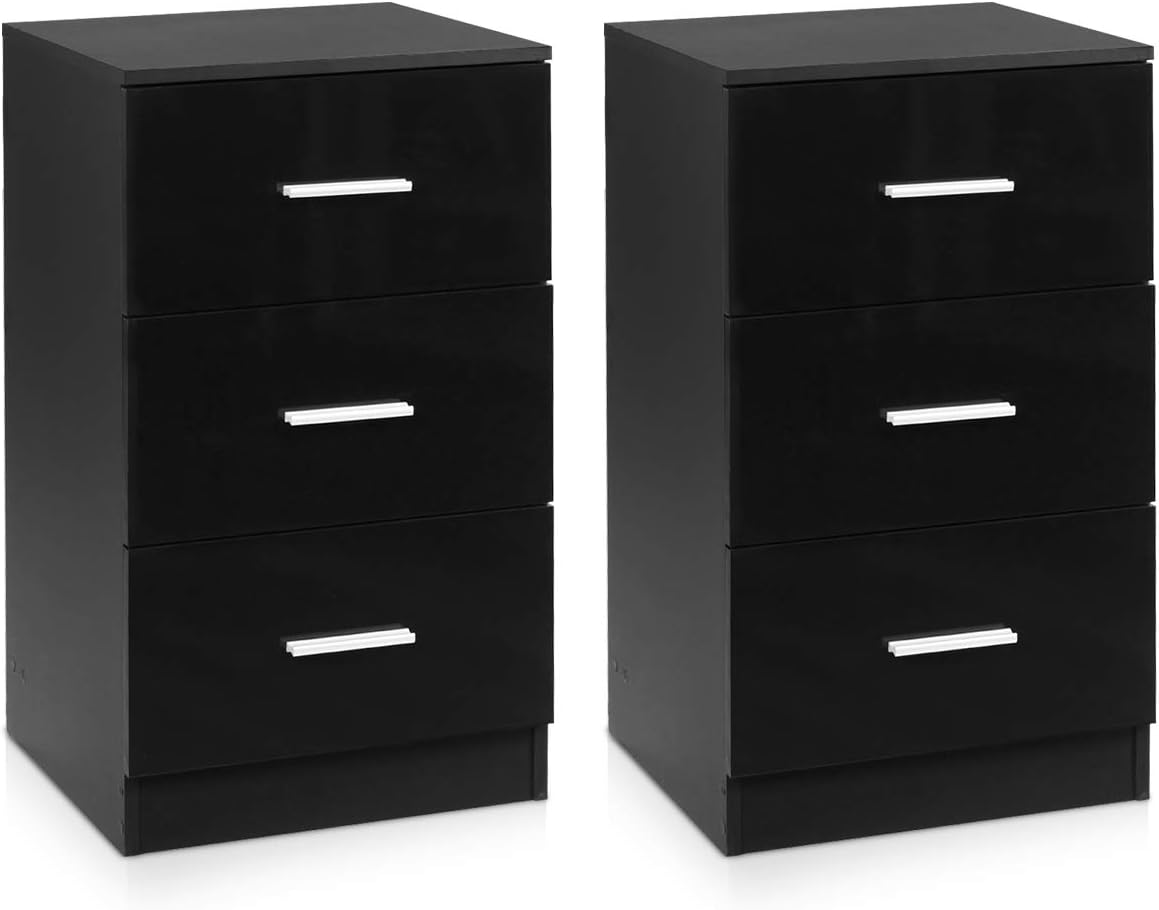 Caisson De Bureau Avec 3 Tiroirs,classeur De Dossiers Durable Et
