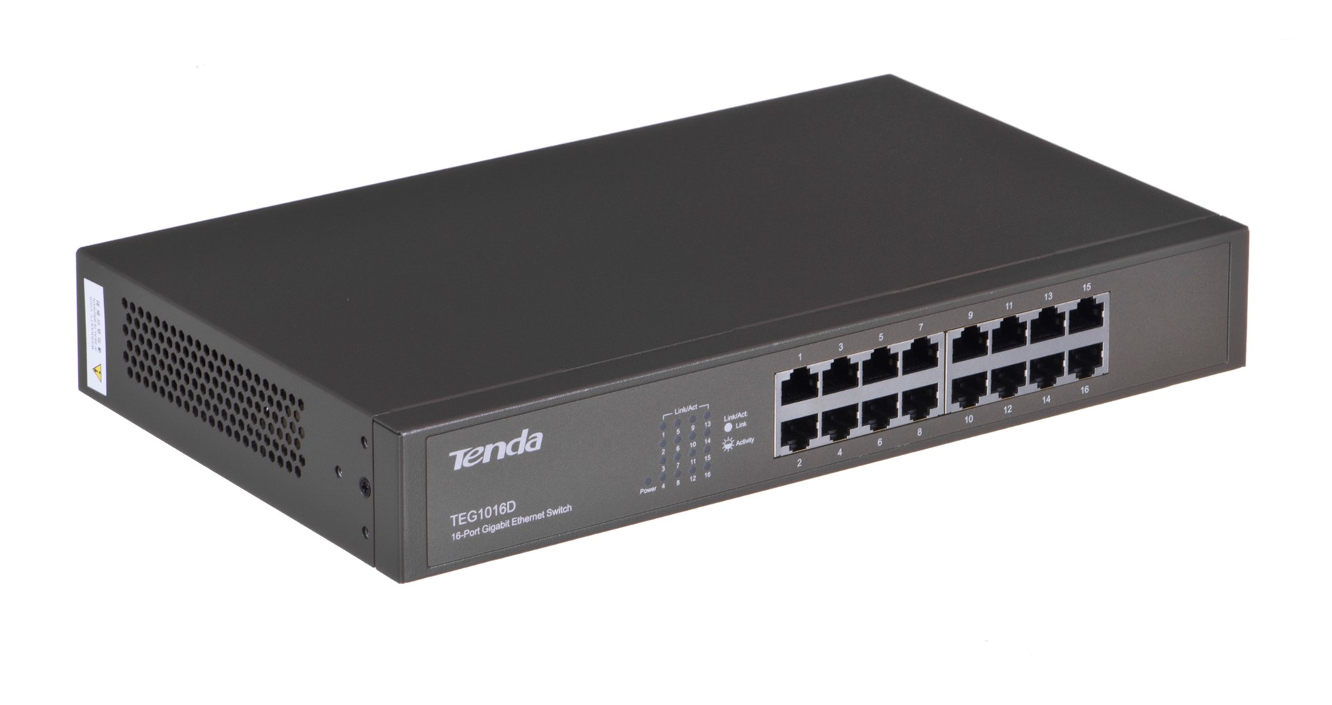 Tenda TEG1016D - switch - 16 ports - unmanaged - rack-mountable - Bild 4